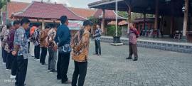 Pemerintah Kalurahan Ngipak Gelar Apel Pagi Bersama Jajaran Kapanewon Karangmojo